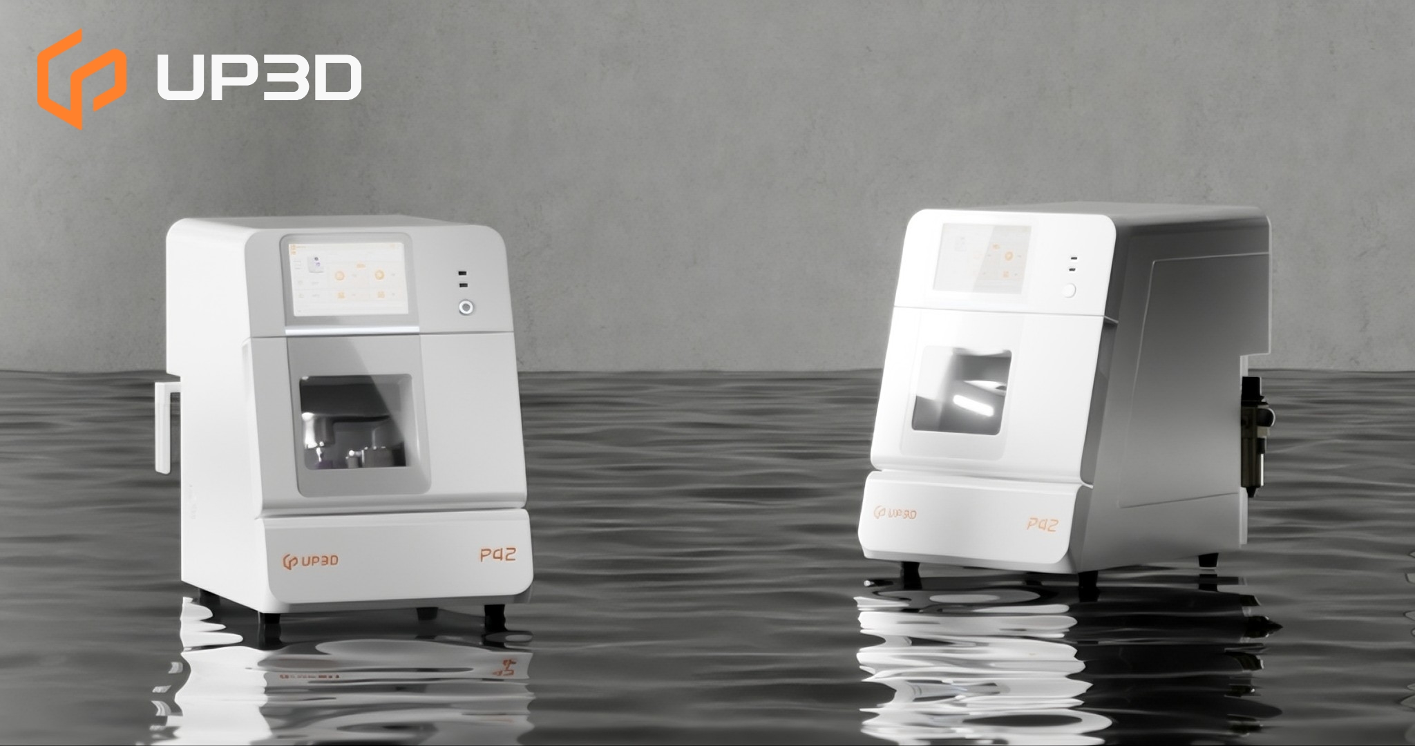 UP3D P42 dental milling machine with advanced wet milling technology for complex restorations